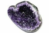 Sparkly, Dark Purple Amethyst Geode - Uruguay #378166-3